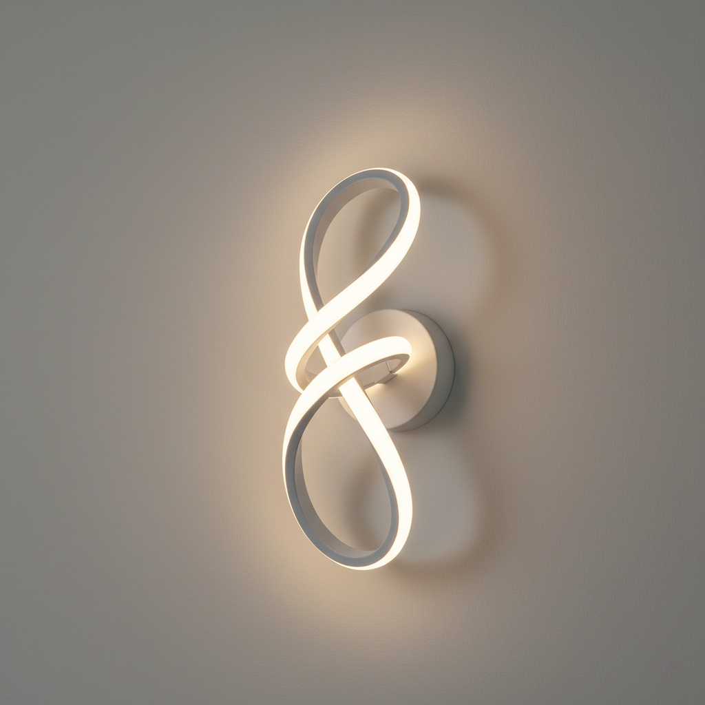Infinity – Applique LED Design dalla Forma Fluida