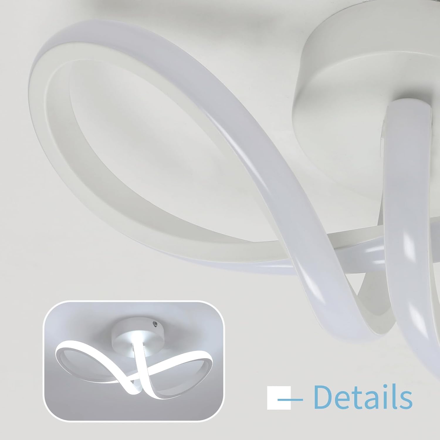 Infinity – Applique LED Design dalla Forma Fluida