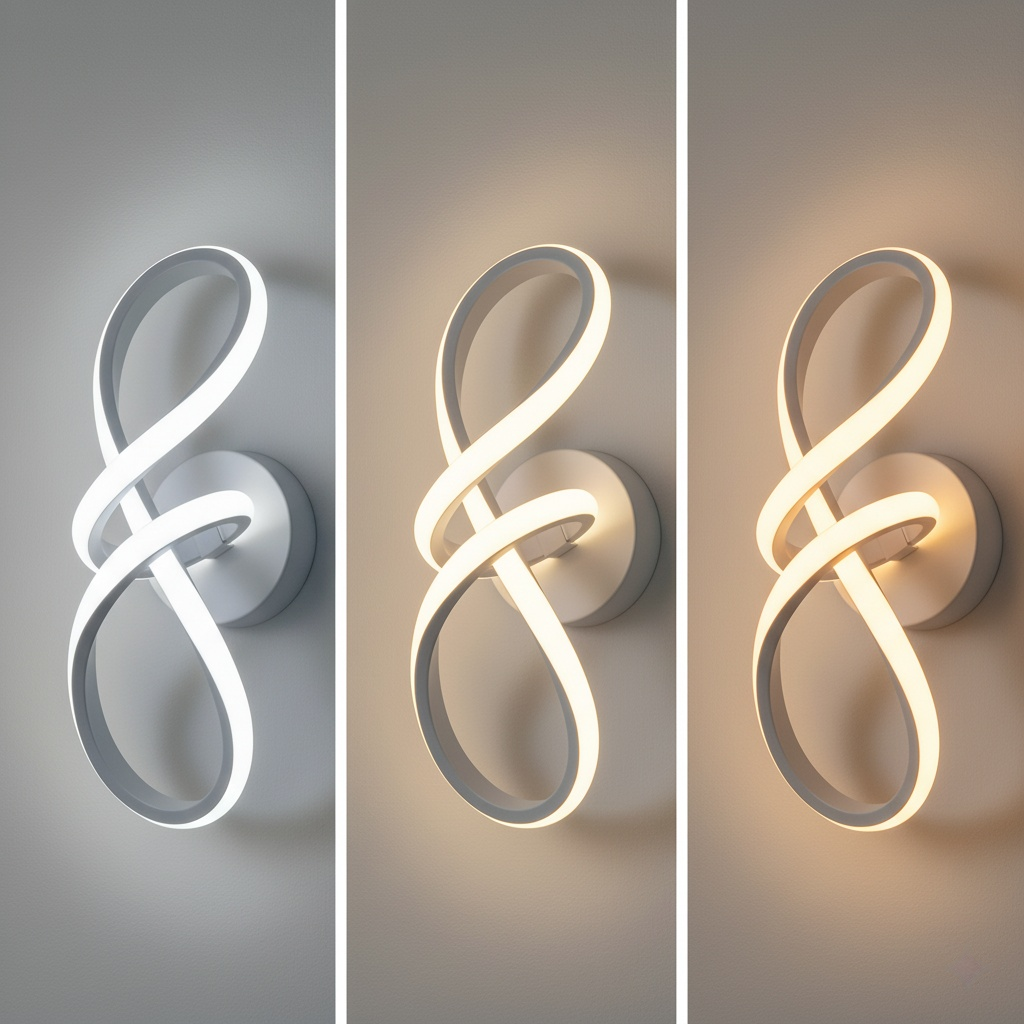 Infinity – Applique LED Design dalla Forma Fluida