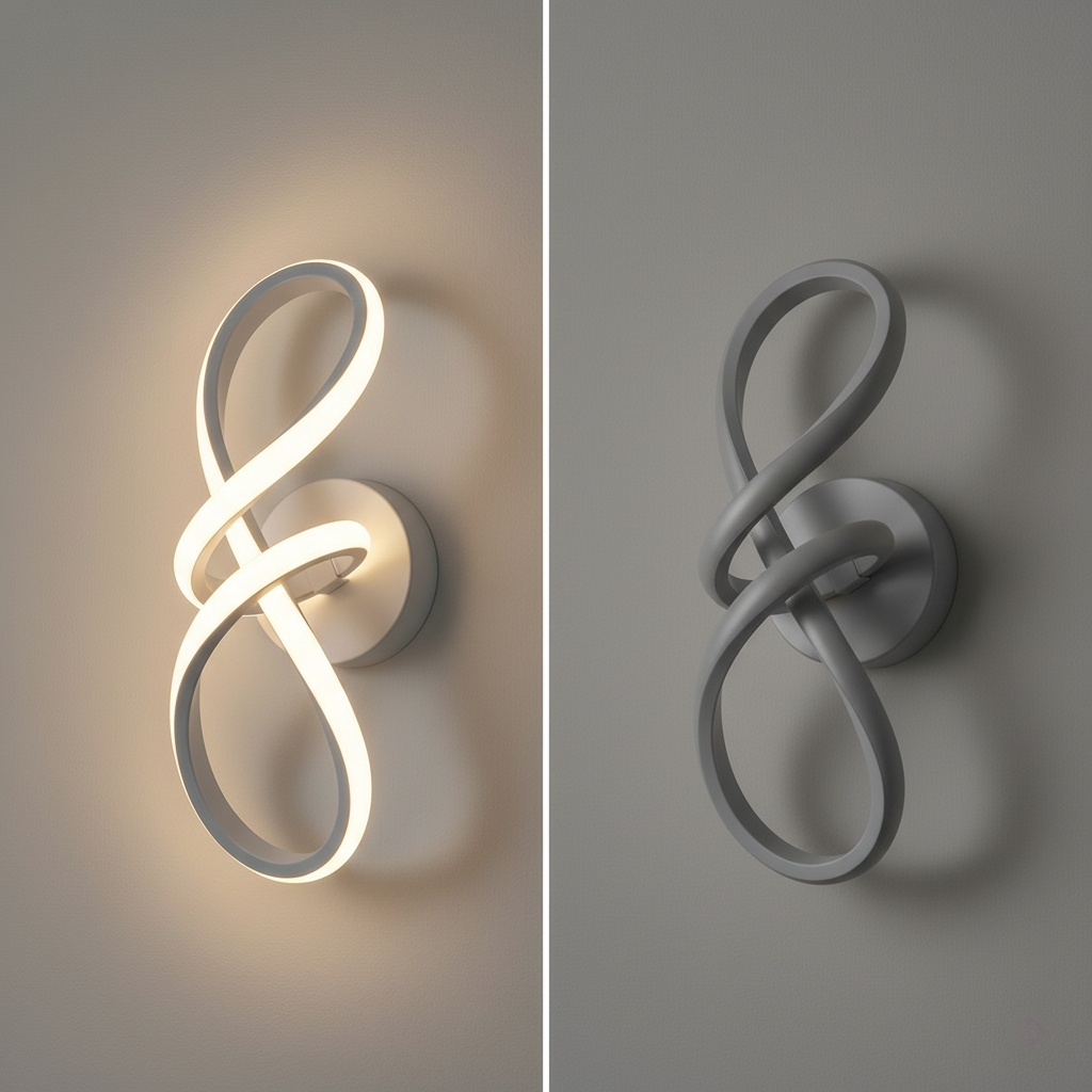 Infinity – Applique LED Design dalla Forma Fluida