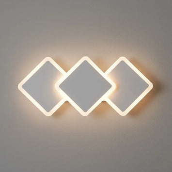 Trisquare – Applique LED a 3 Rombi con CCT Switch