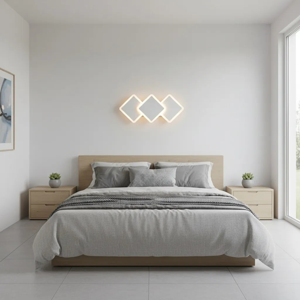 Trisquare – Applique LED a 3 Rombi con CCT Switch