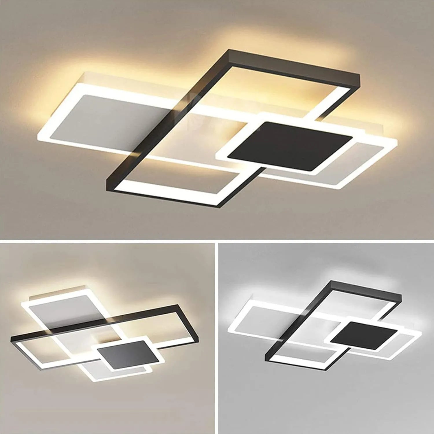 Axis – Plafoniera LED Geometrica con CCT 3 Switch