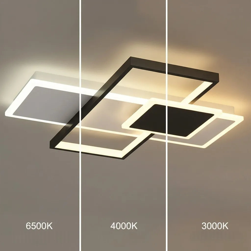 Axis – Plafoniera LED Geometrica con CCT 3 Switch