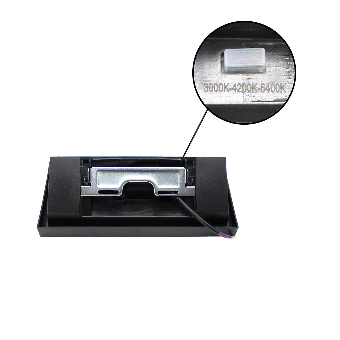 Applique Design LED Inclinata IP65 Bianco