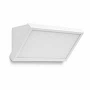 Applique Design LED Inclinata IP65 Bianco