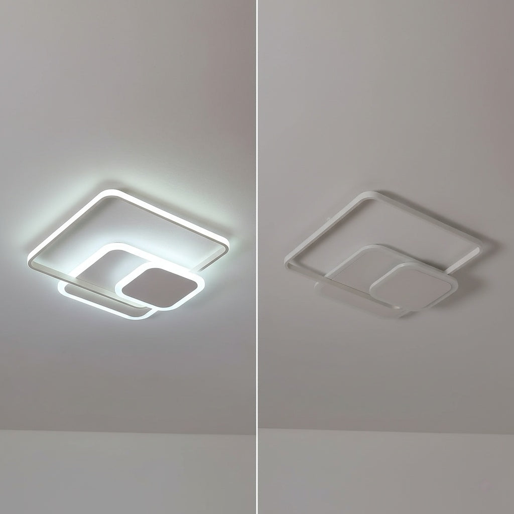 Modula 3 – Plafoniera LED Geometrica con CCT e Funzione Memoria