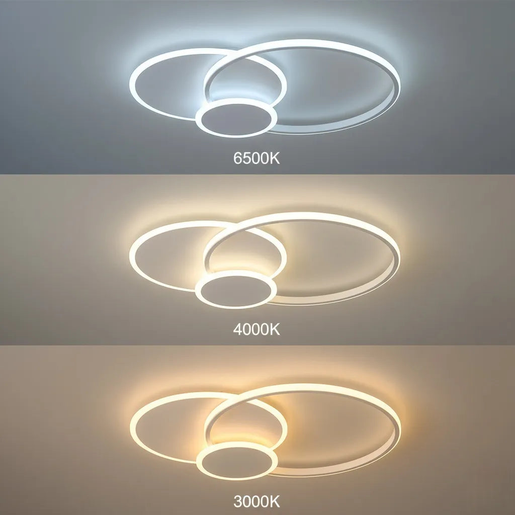 Cosmica – Plafoniera LED Design a Cerchi con CCT Switch
