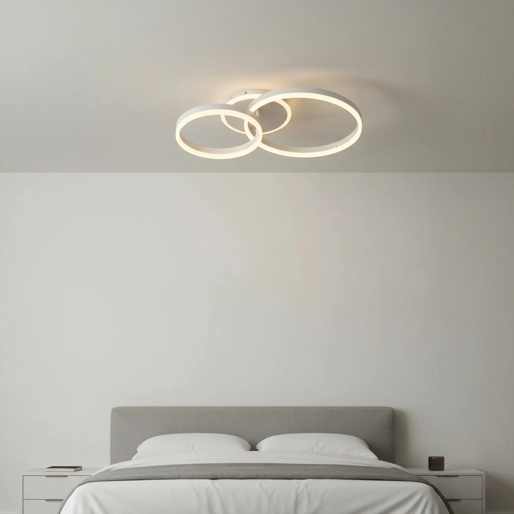 Loop 3 – Plafoniera LED a Tre Cerchi con CCT Switch