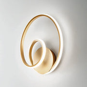 Circula – Applique LED a Cerchi Sovrapposti con Telecomando