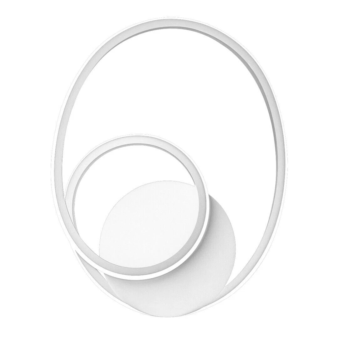 Circula – Applique LED a Cerchi Sovrapposti con Telecomando