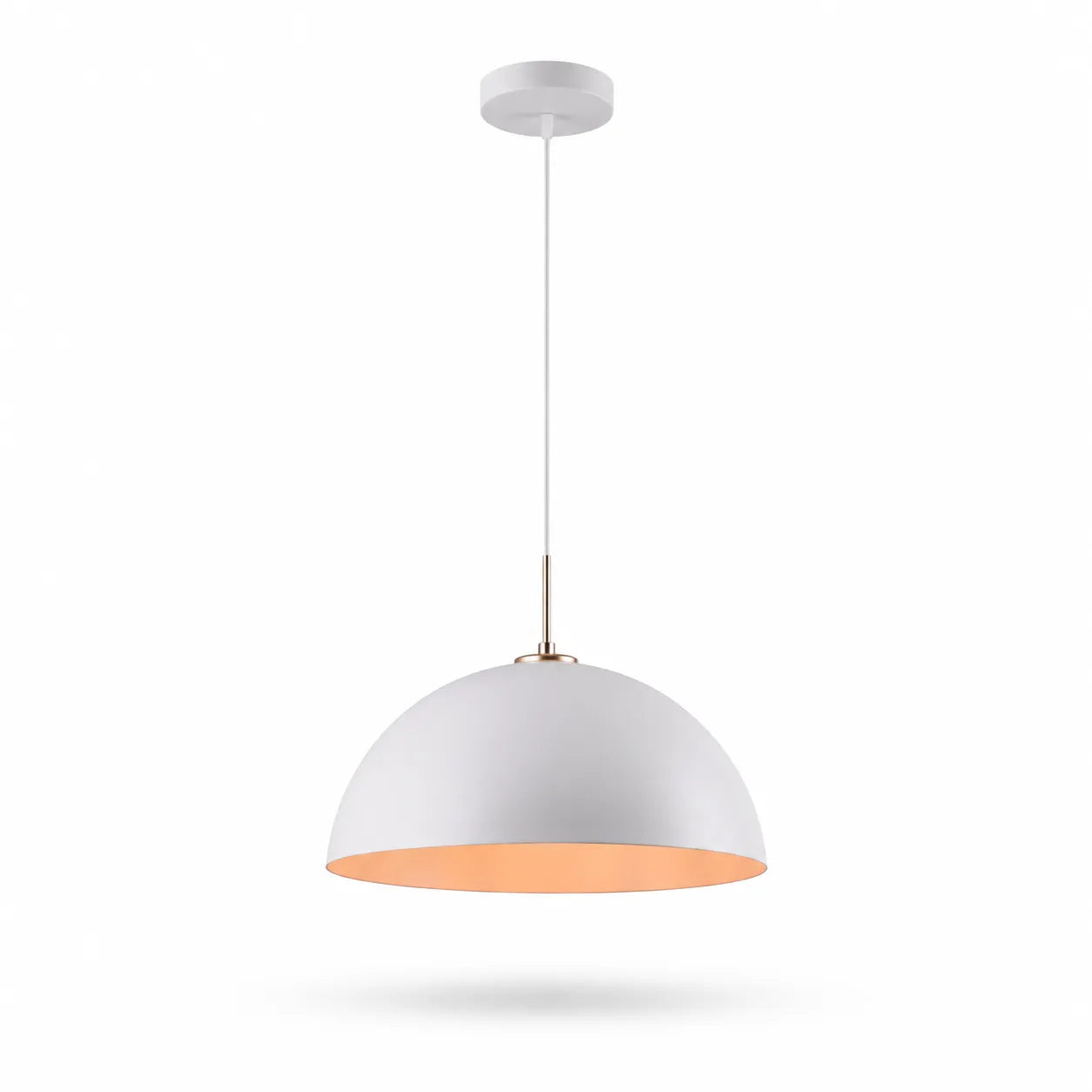 Domea – Lampadario a Sospensione Design con Paralume in Metallo