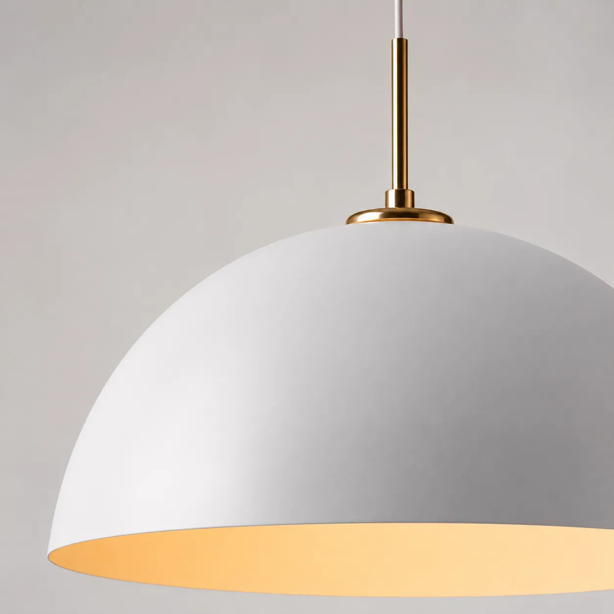Domea – Lampadario a Sospensione Design con Paralume in Metallo