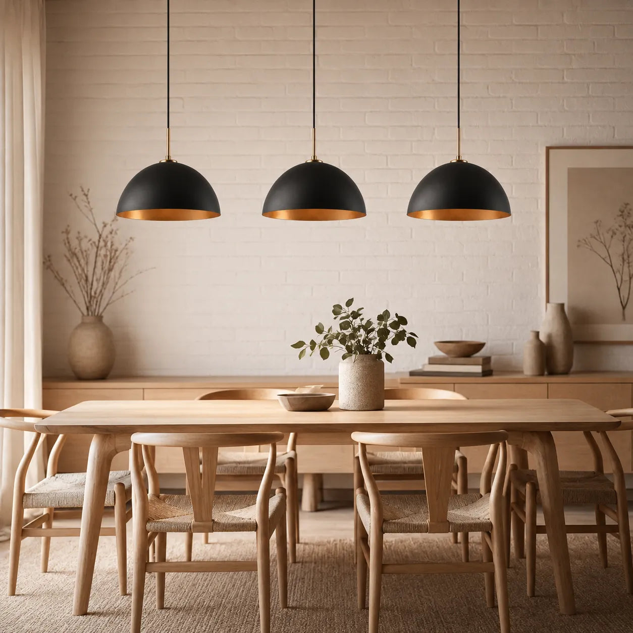Domea – Lampadario a Sospensione Design con Paralume in Metallo