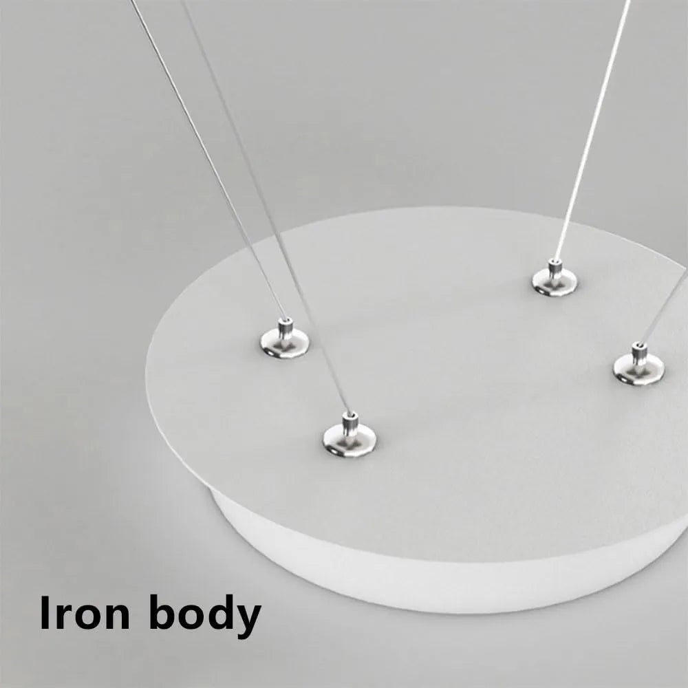 Ellisse – Lampadario LED Design con Telecomando e CCT Switch