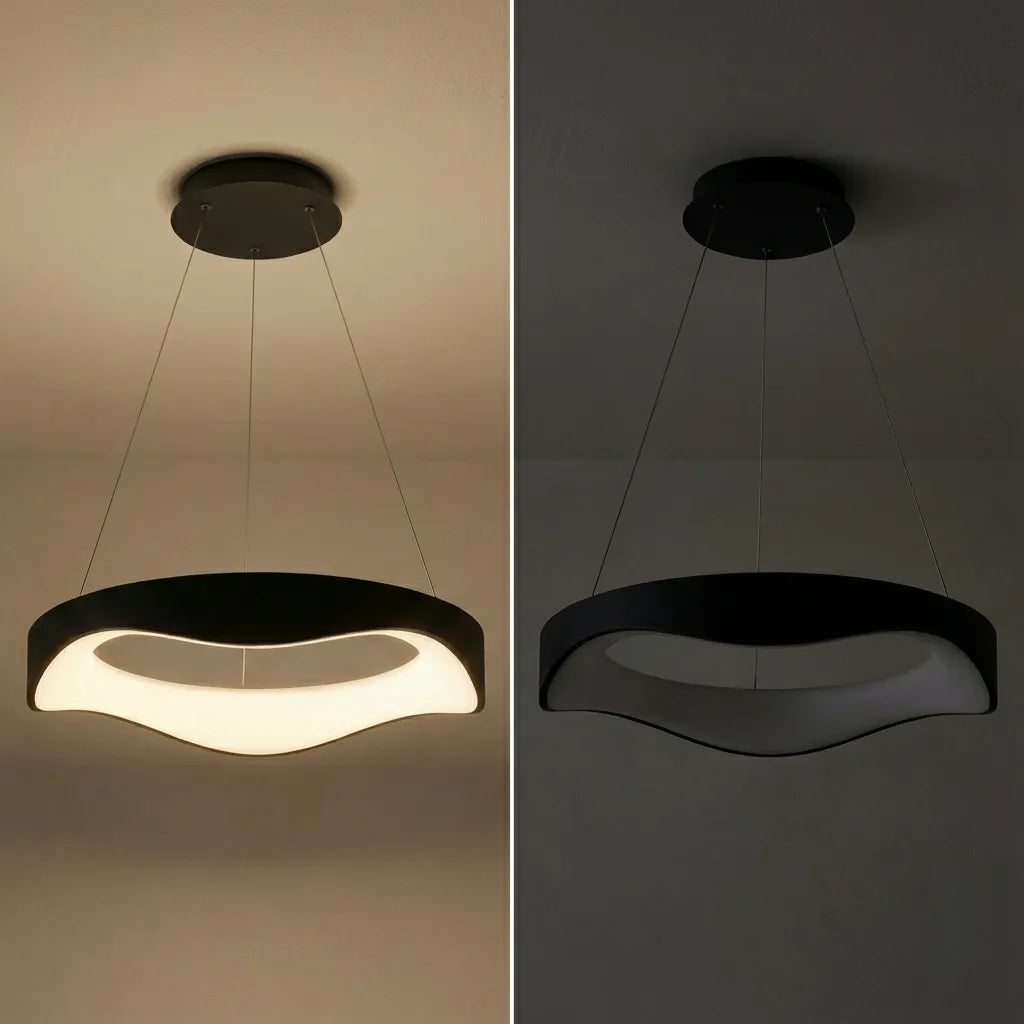 Ellisse – Lampadario LED Design con Telecomando e CCT Switch
