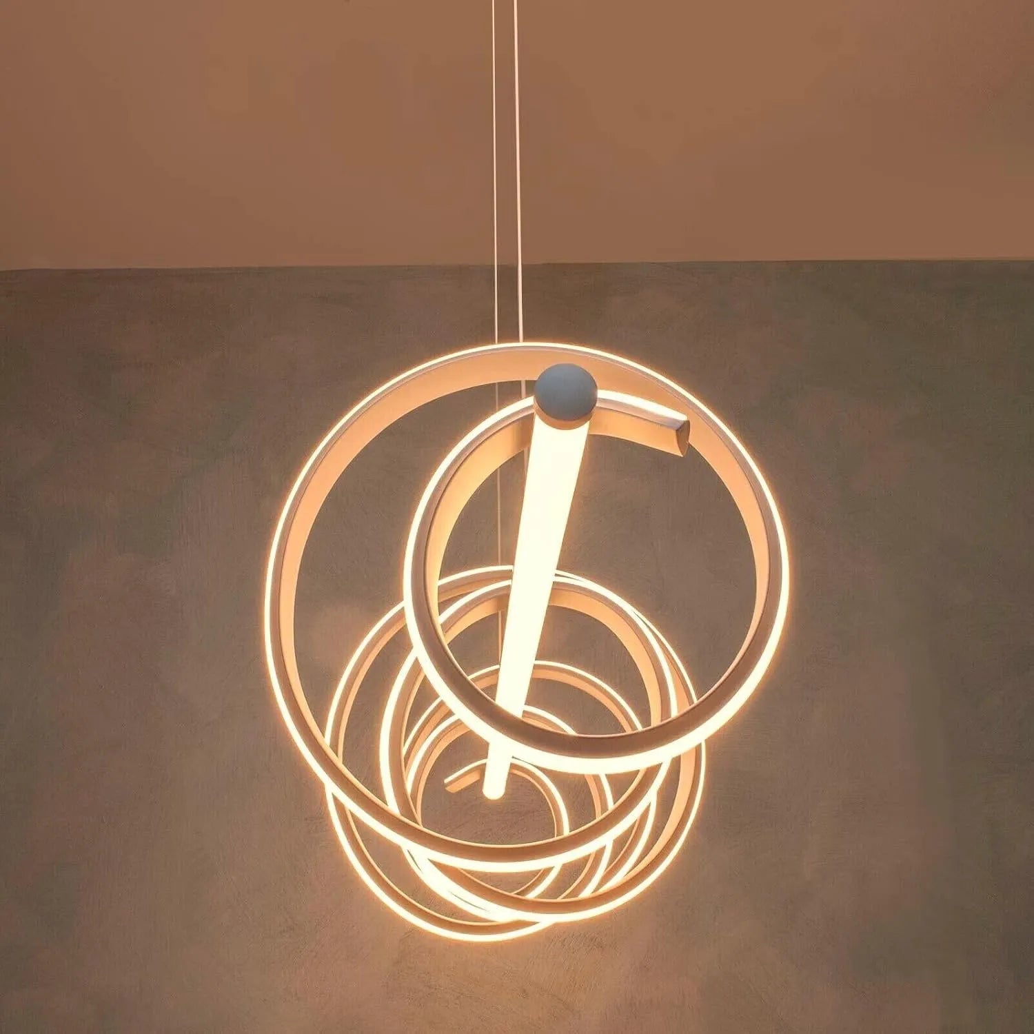 Fluxa – Lampadario LED Lineare Design con CCT Switch