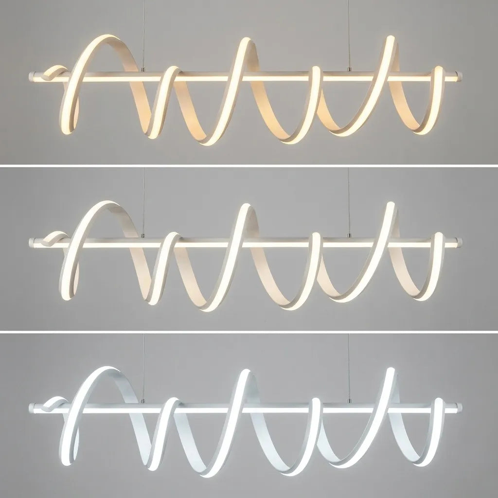 Fluxa – Lampadario LED Lineare Design con CCT Switch
