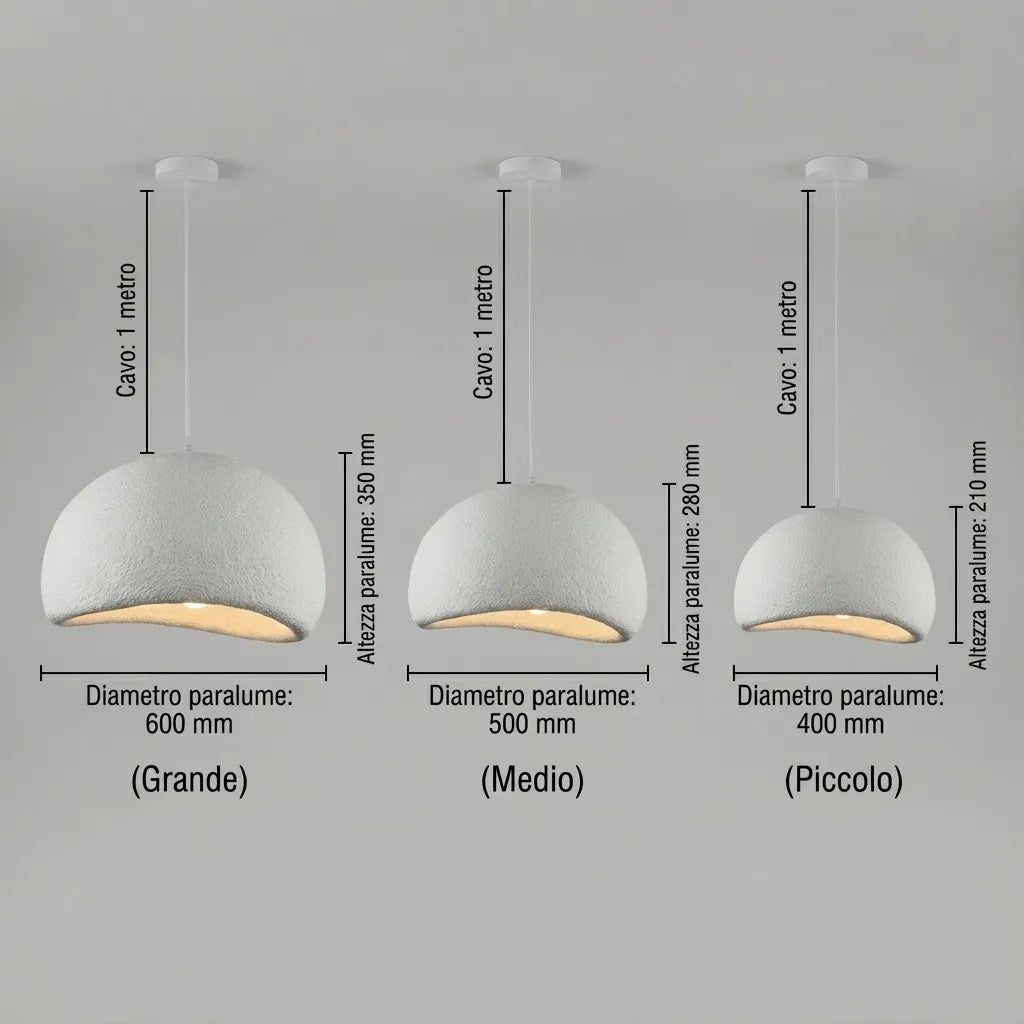 Hako – Lampadario a Sospensione Design in Schiuma Decorativa