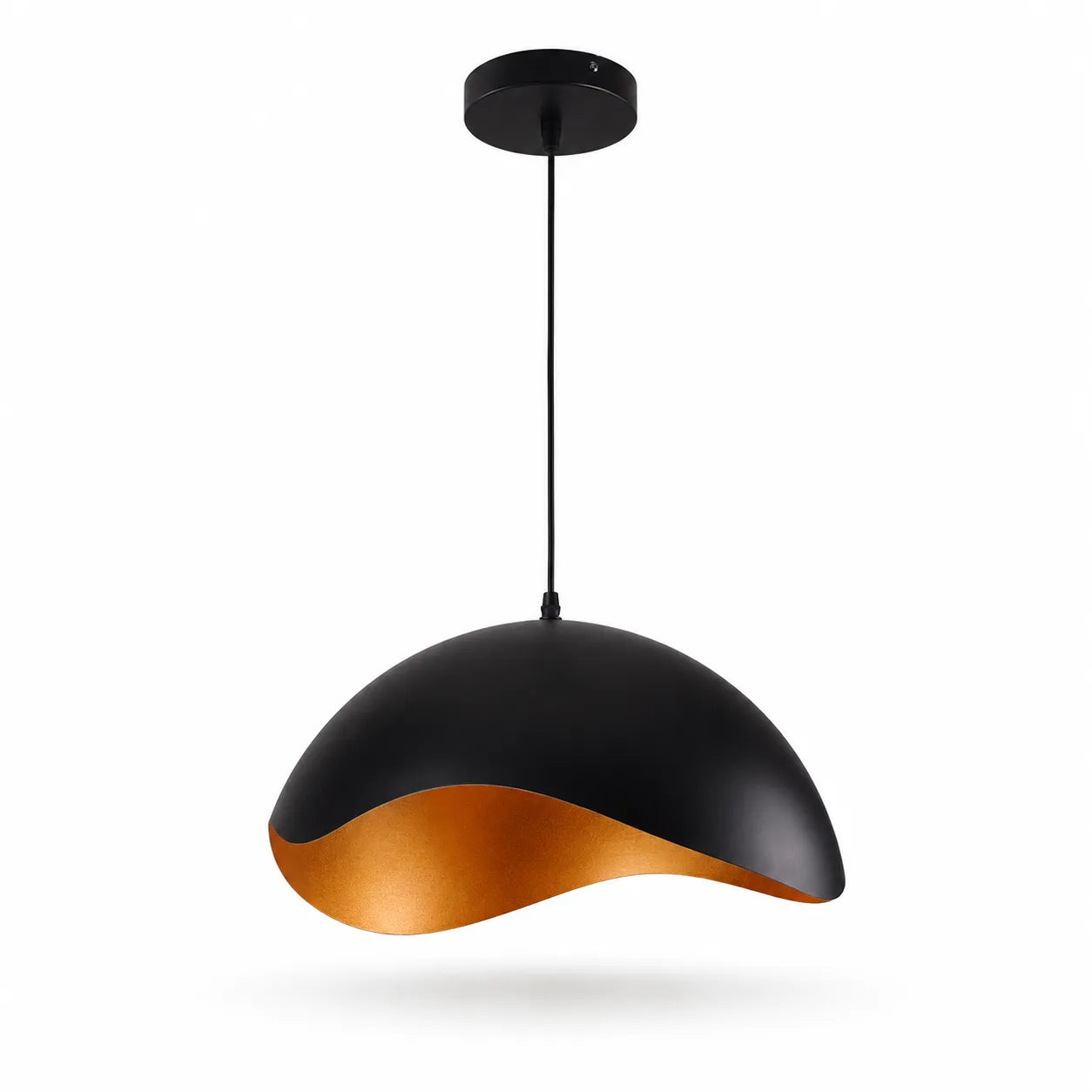 Nami – Lampadario a Sospensione Design Ondulato con Attacco E27
