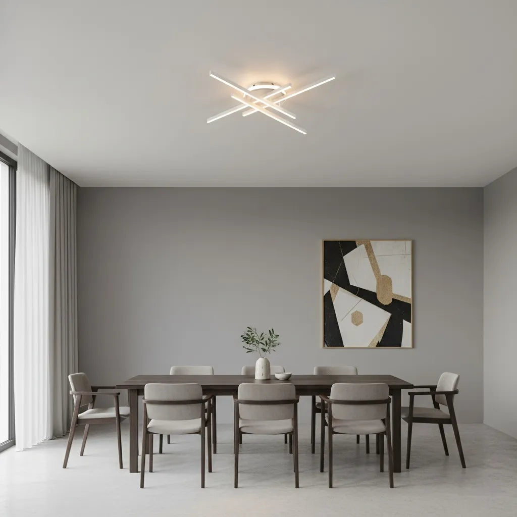 Intersect – Plafoniera LED Geometrica con CCT 3-Switch