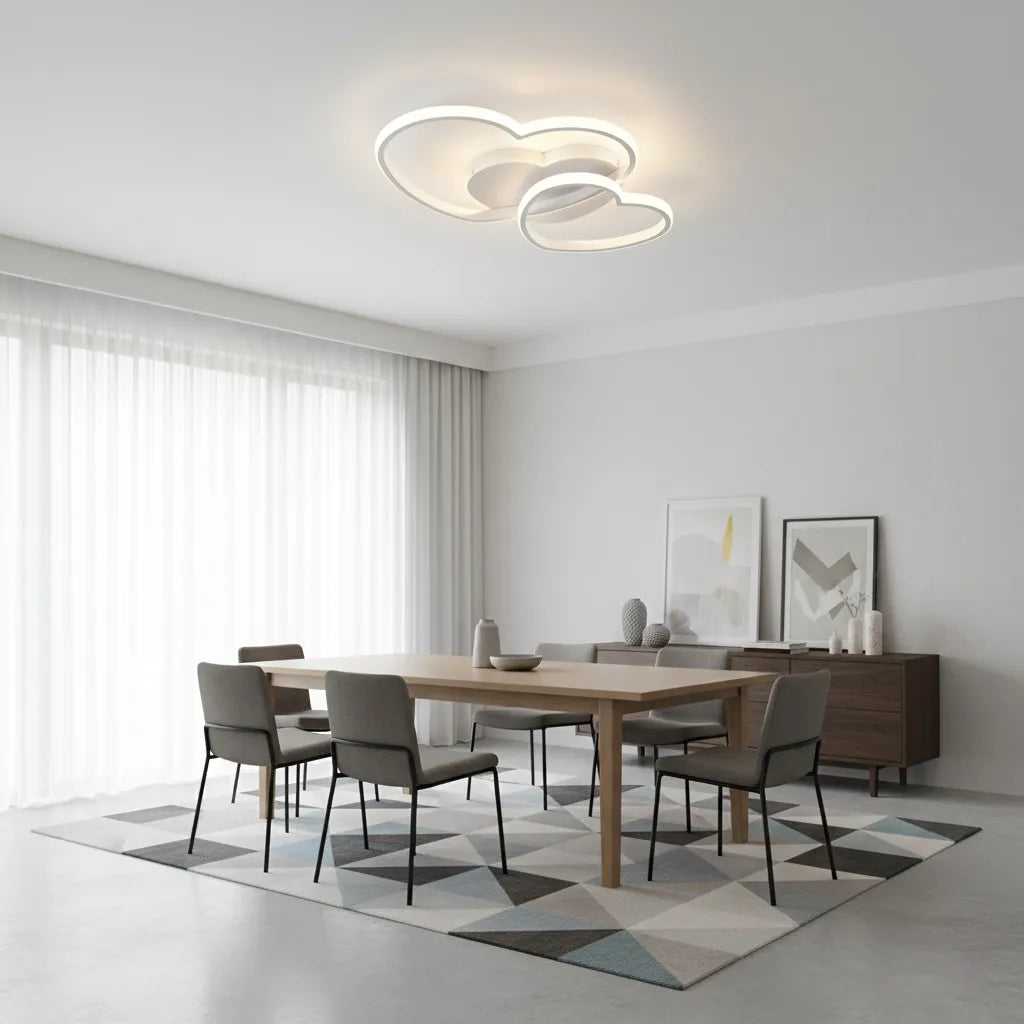 Dolcéa – Plafoniera LED a Cuori con CCT 3 Modalità