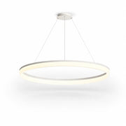 Ring One – Lampadario LED Design Circolare Minimal Bianco