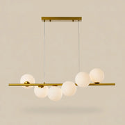 Cassiopeia – Lampadario Design a 6 Sfere in Vetro con Attacco G9